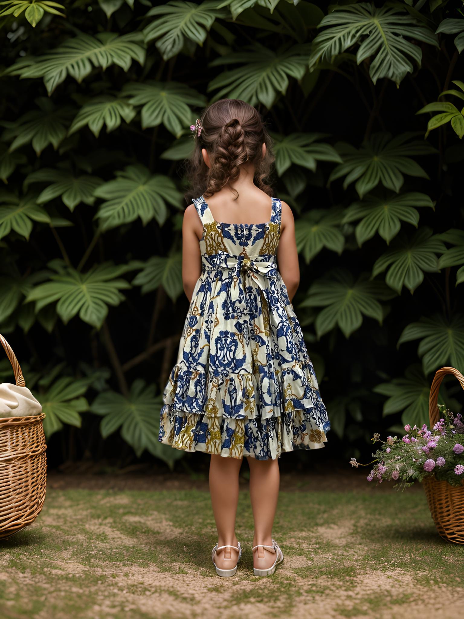 BLUE ELIZABETH DRESS - Sale