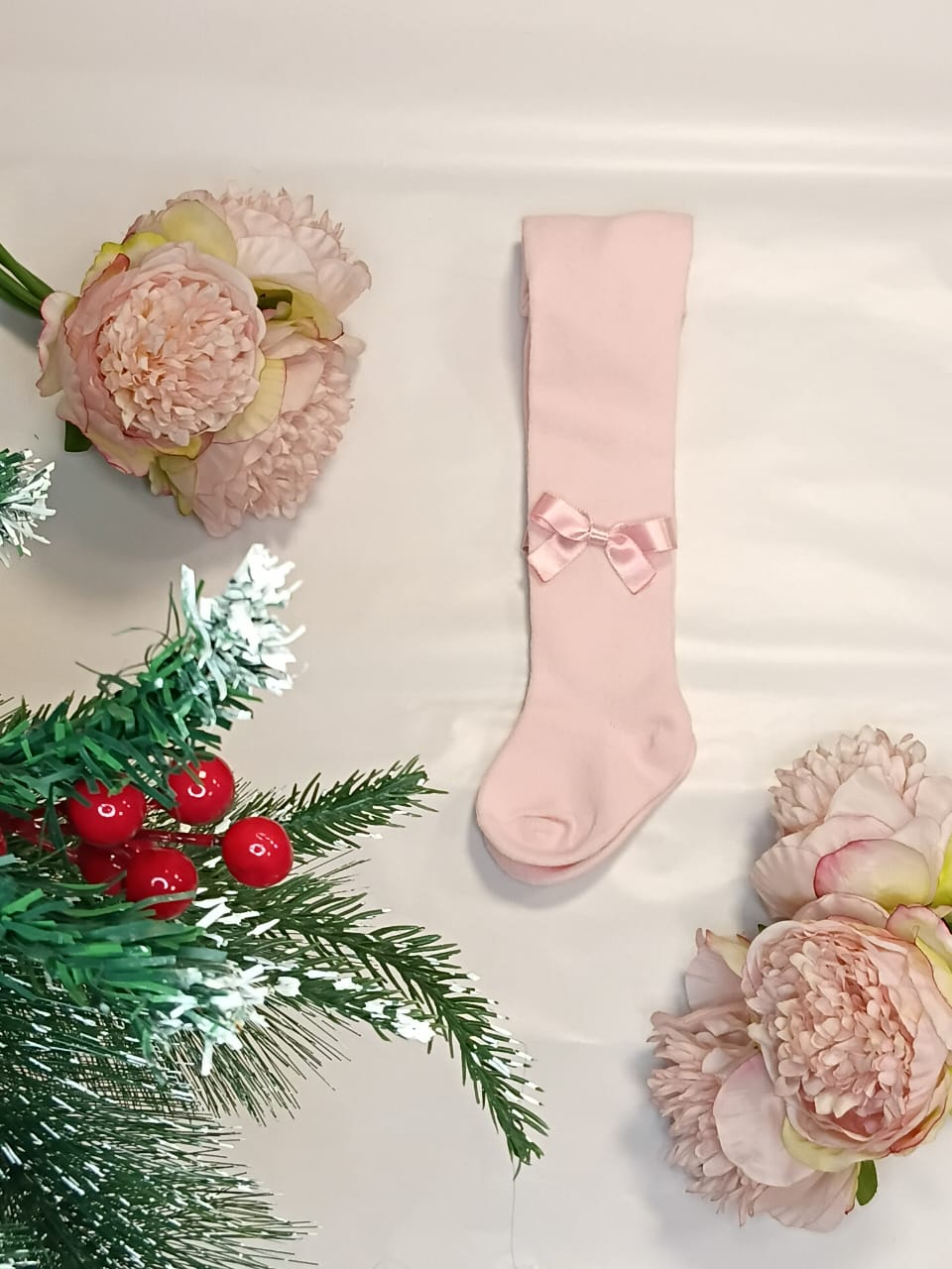 Light pink woollen stockings