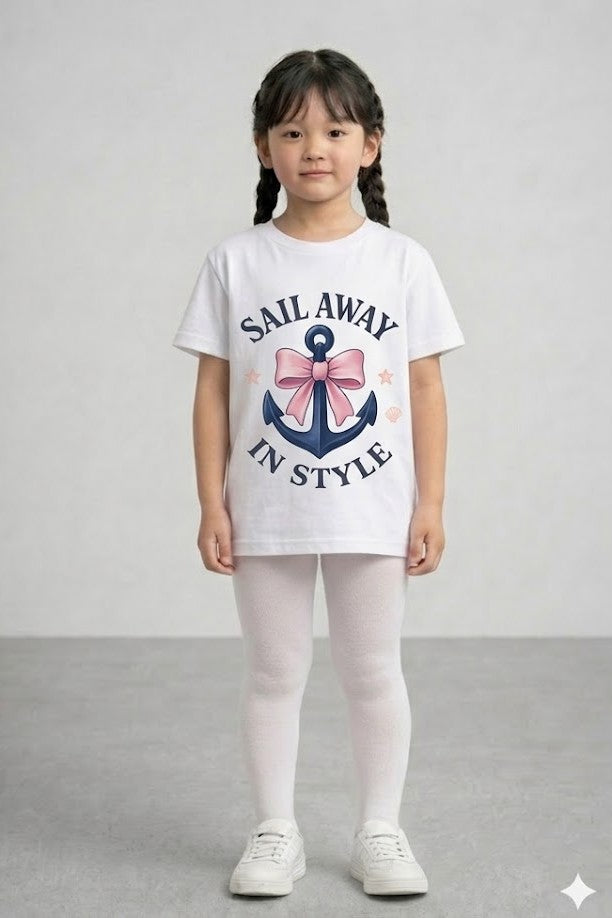SAIL AWAY T SHIRT - WHITE