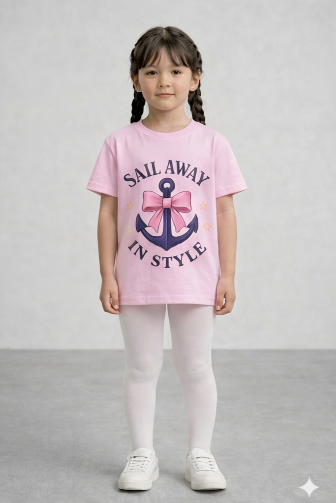 SAIL AWAY T-SHIRT - PINK