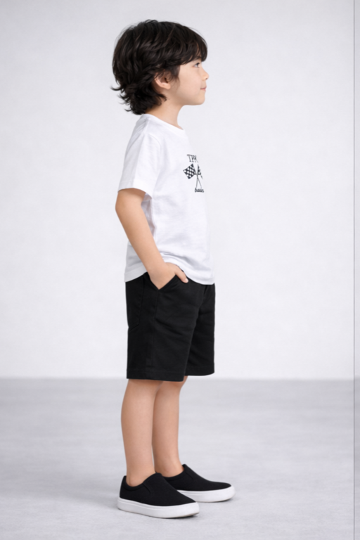 White Racing T-Shirt