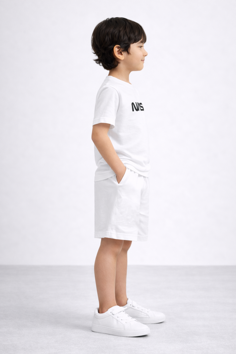 Oversized White Nasa Coord set