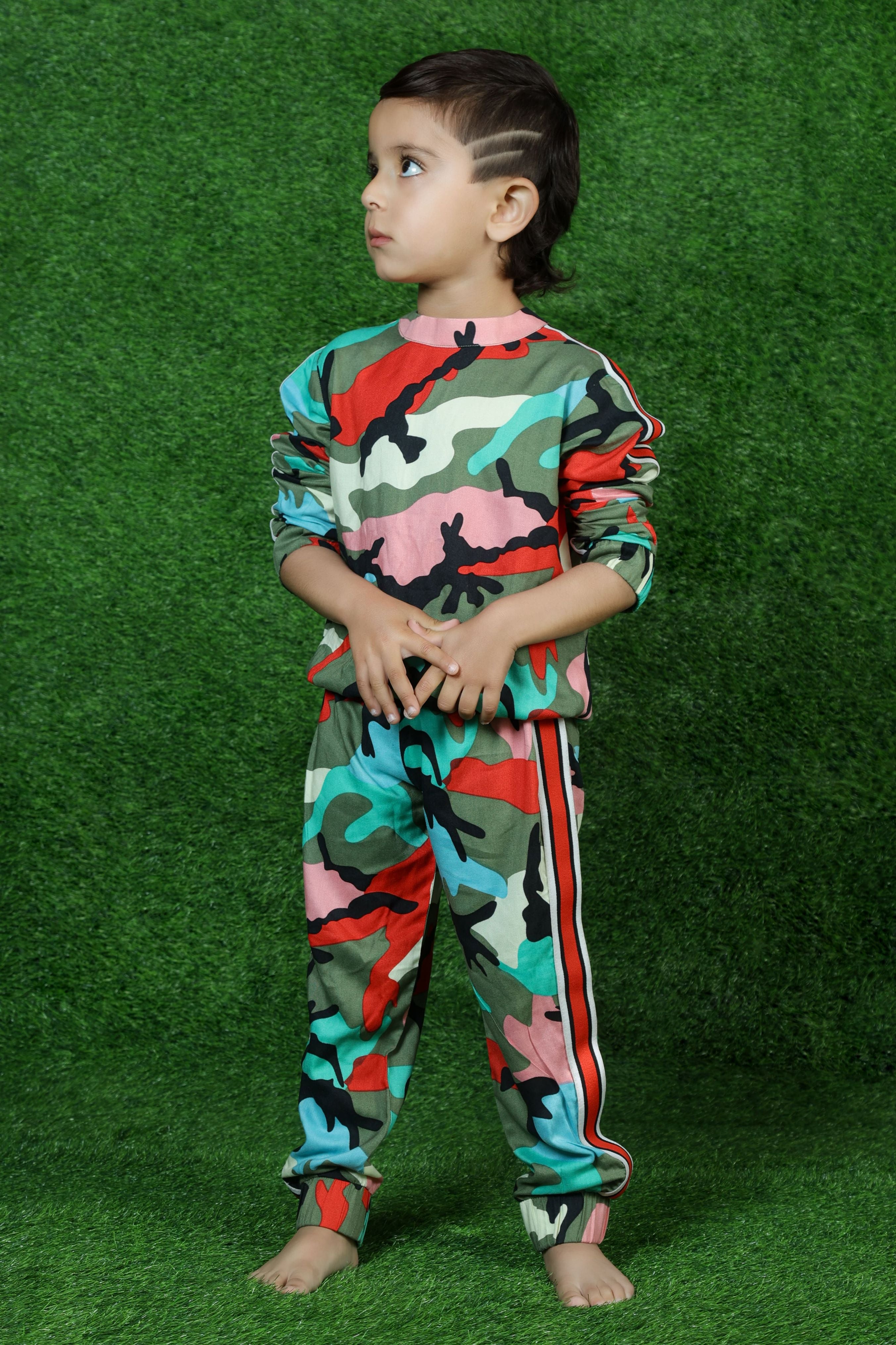 CAMOU LOVE BOYS SET MULTI TOP JOGGER