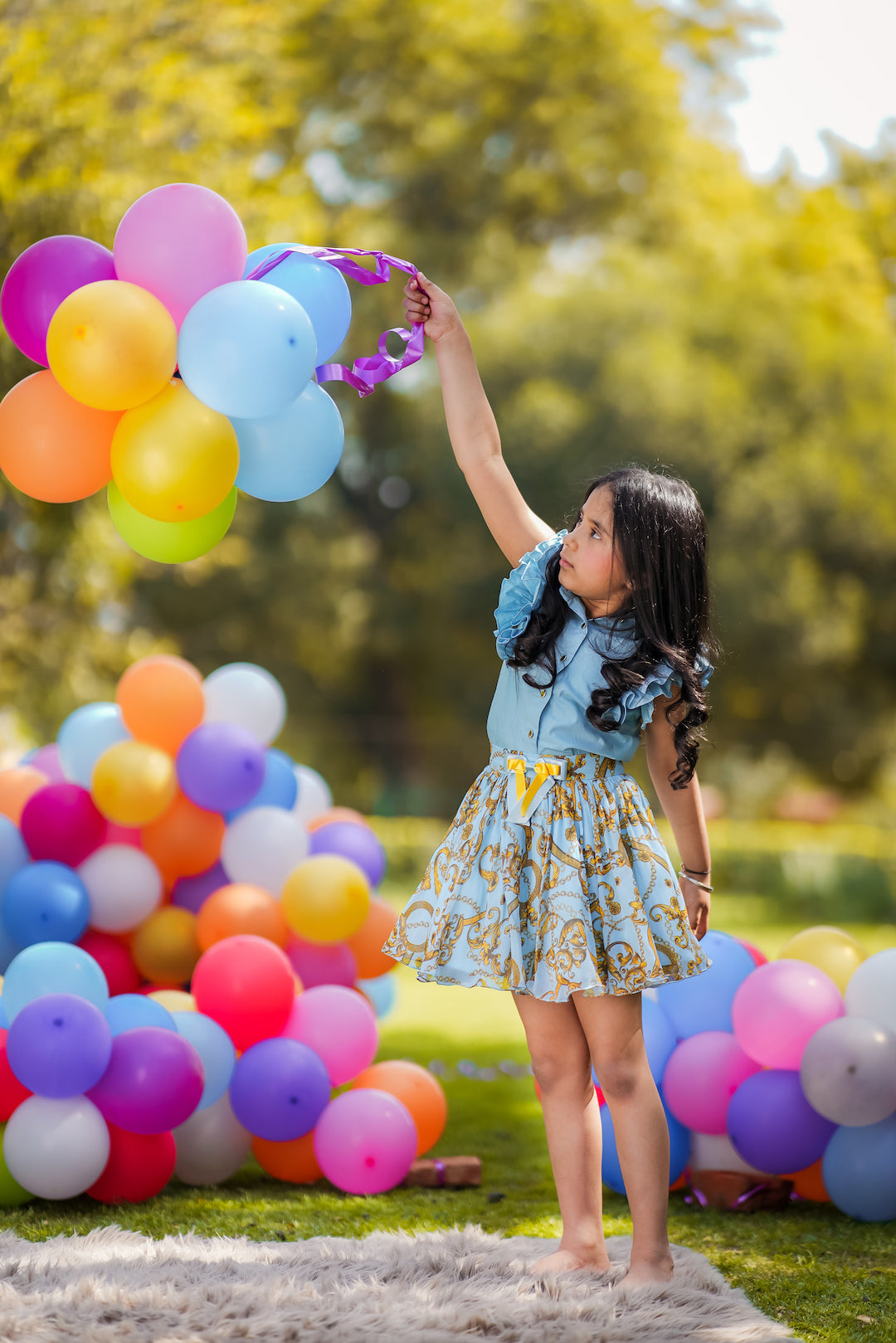Aquamarine Dragonfly Co-ord Set - The Pony & Peony Co.