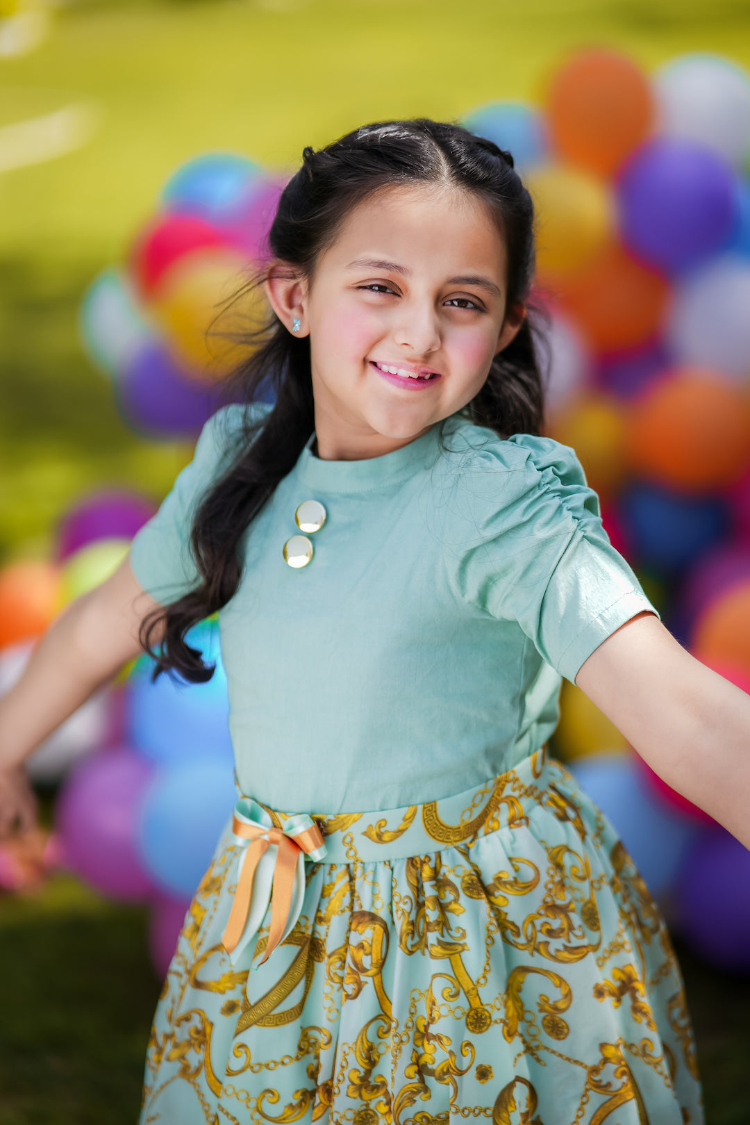 Jade Dragonfly Co-ord Skirt Set - The Pony & Peony Co.