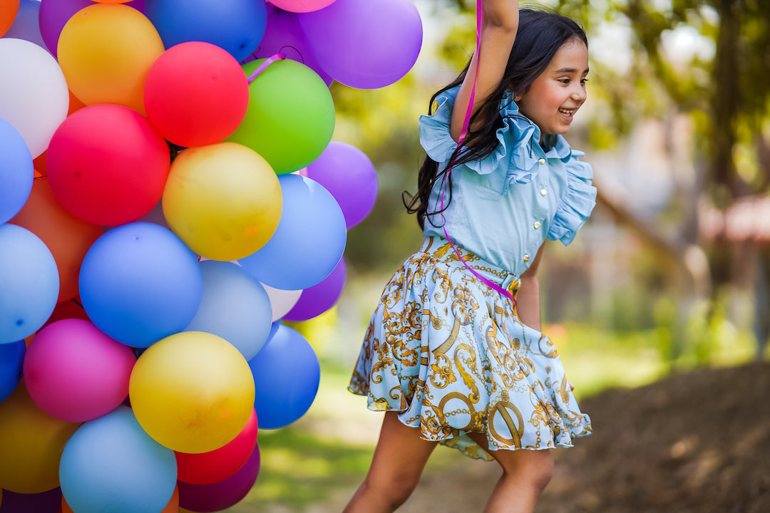 Aquamarine Dragonfly Co-ord Set - The Pony & Peony Co.