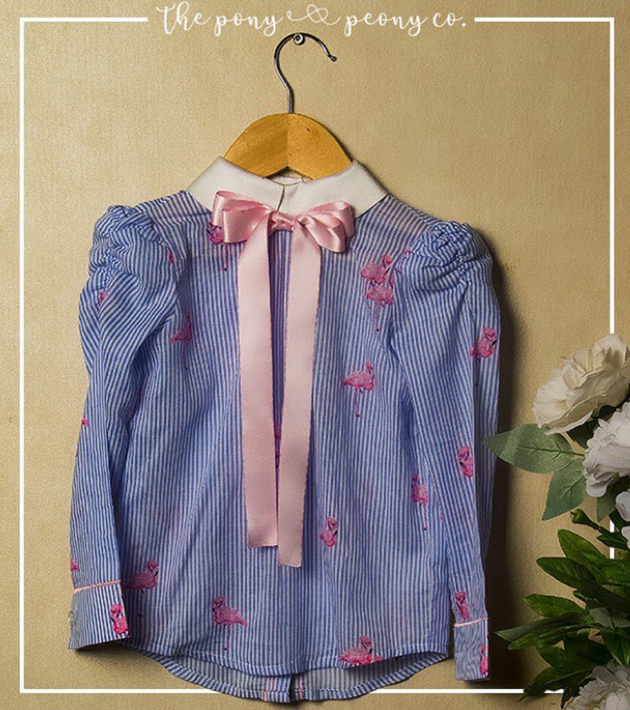 Pink Flamingo Shirt - The Pony & Peony Co.