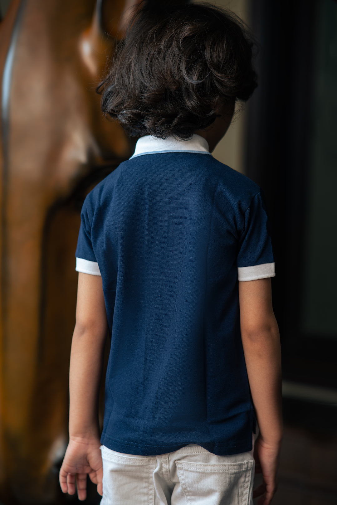 Navy Pony T-Shirt for Boys - The Pony & Peony Co.