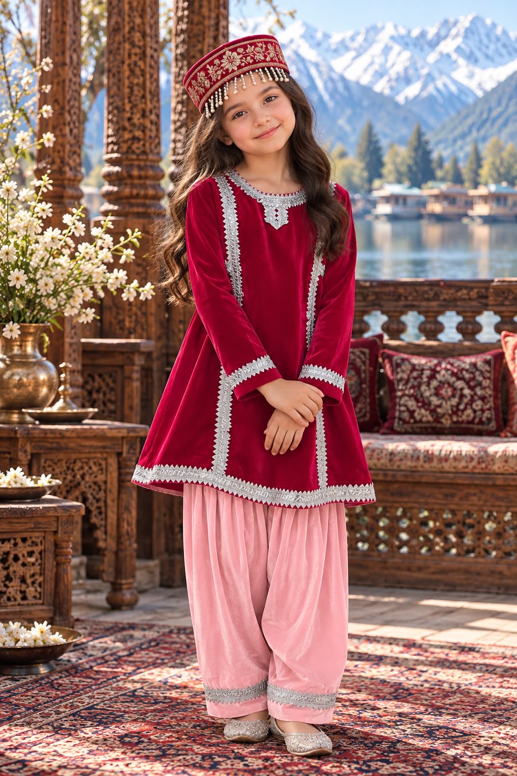 MAGENTA & PINK FARSHI SET
