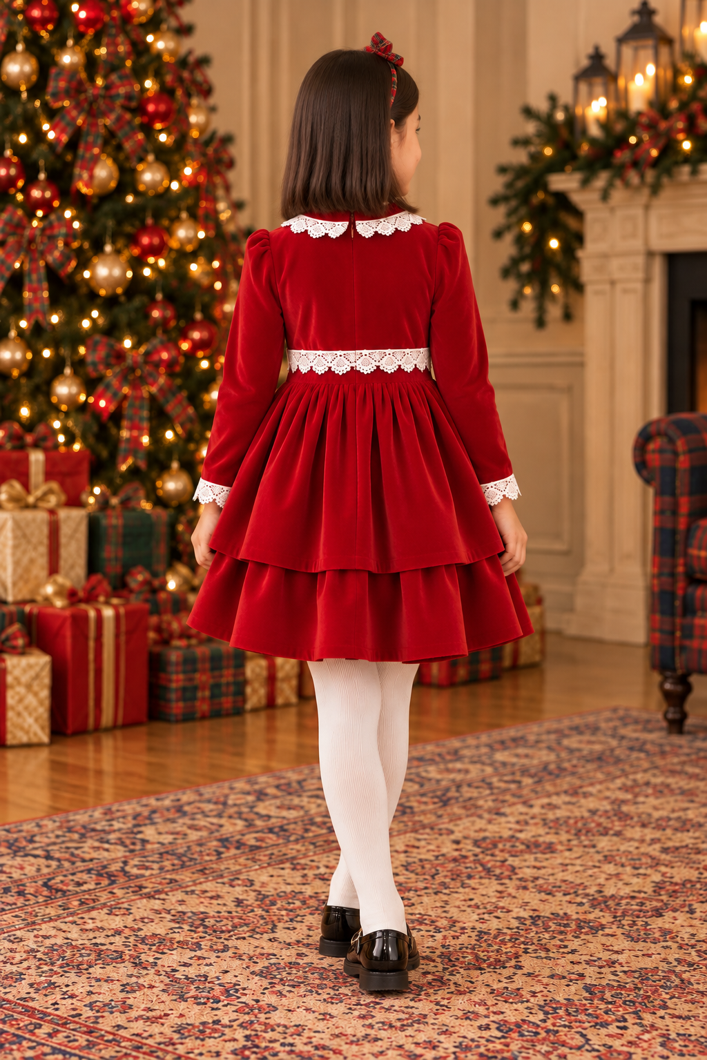 Red Velvet dress