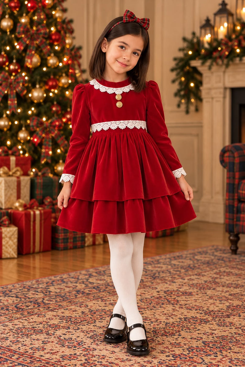 Red Velvet dress