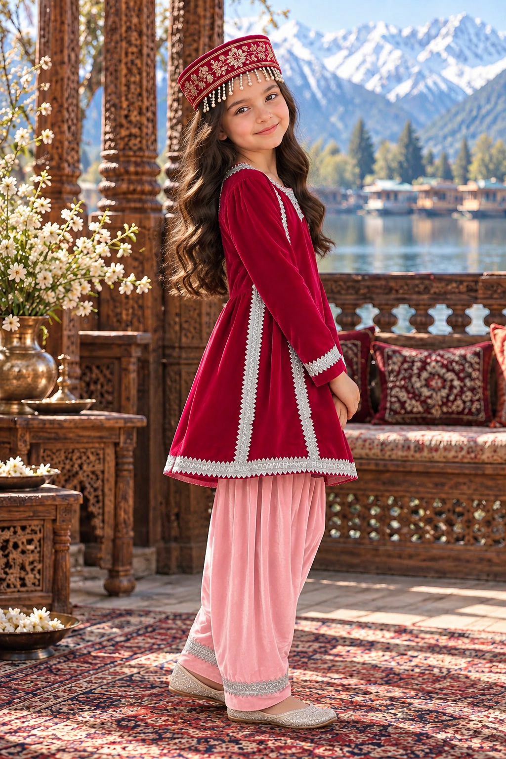 MAGENTA & PINK FARSHI SET