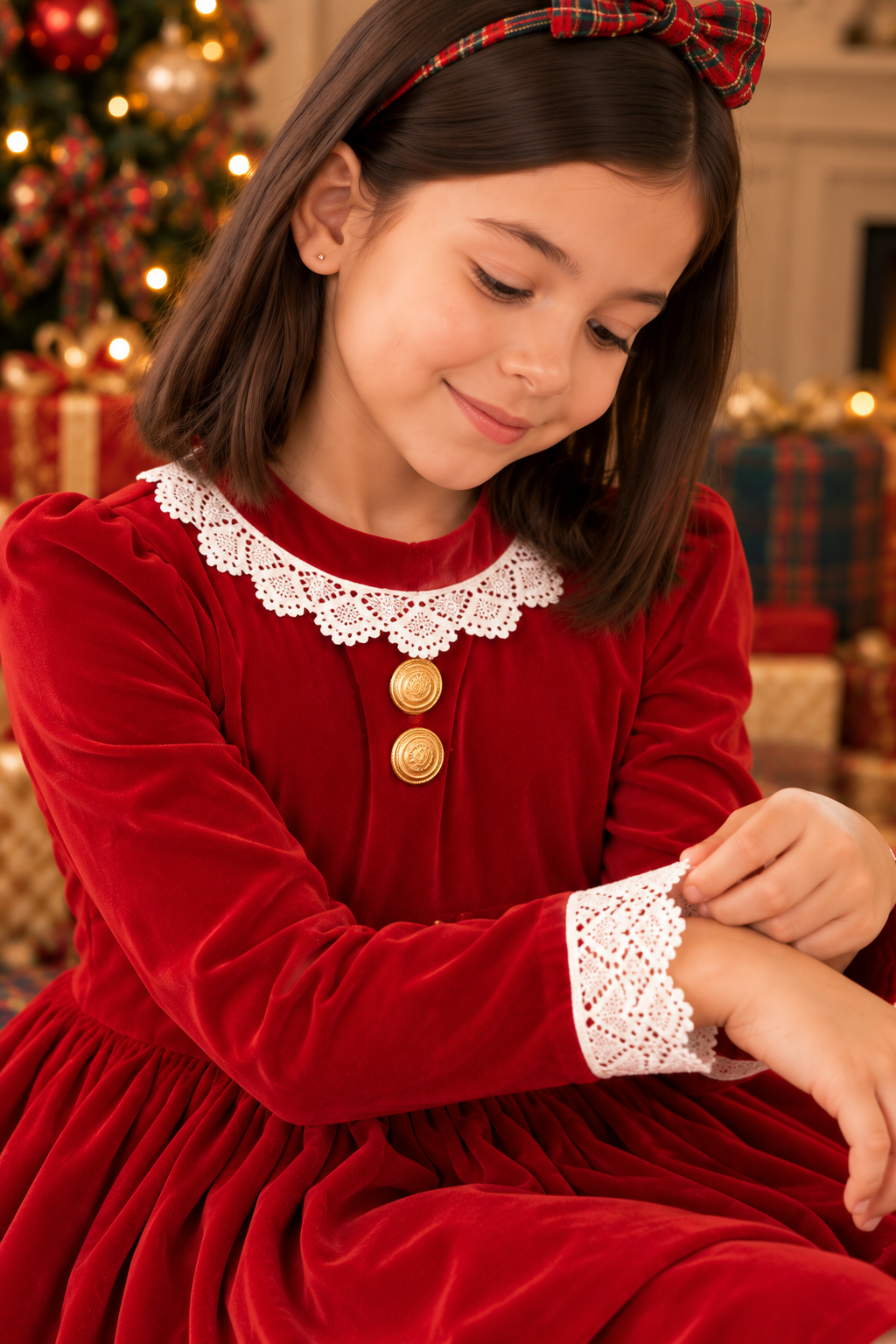 Red Velvet dress