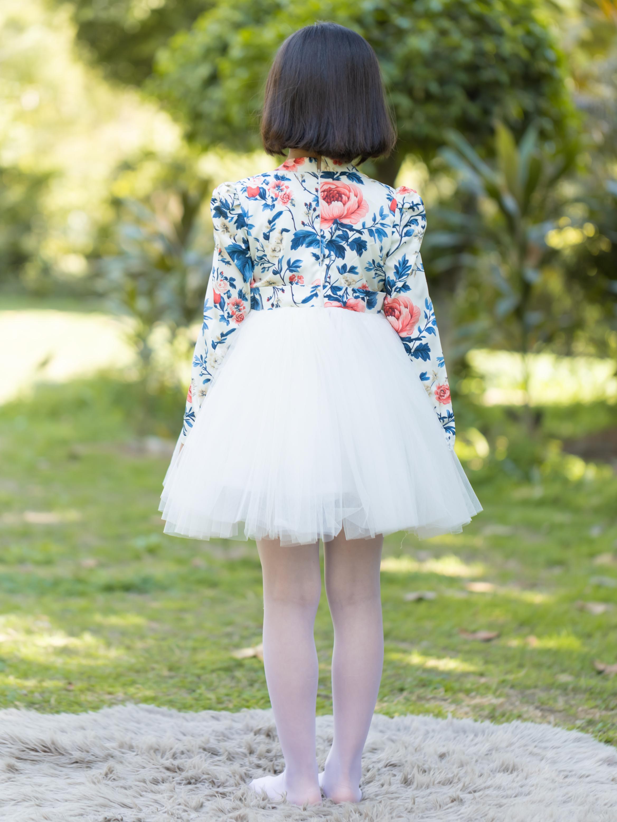 IVORY BLOSSOM DRESS