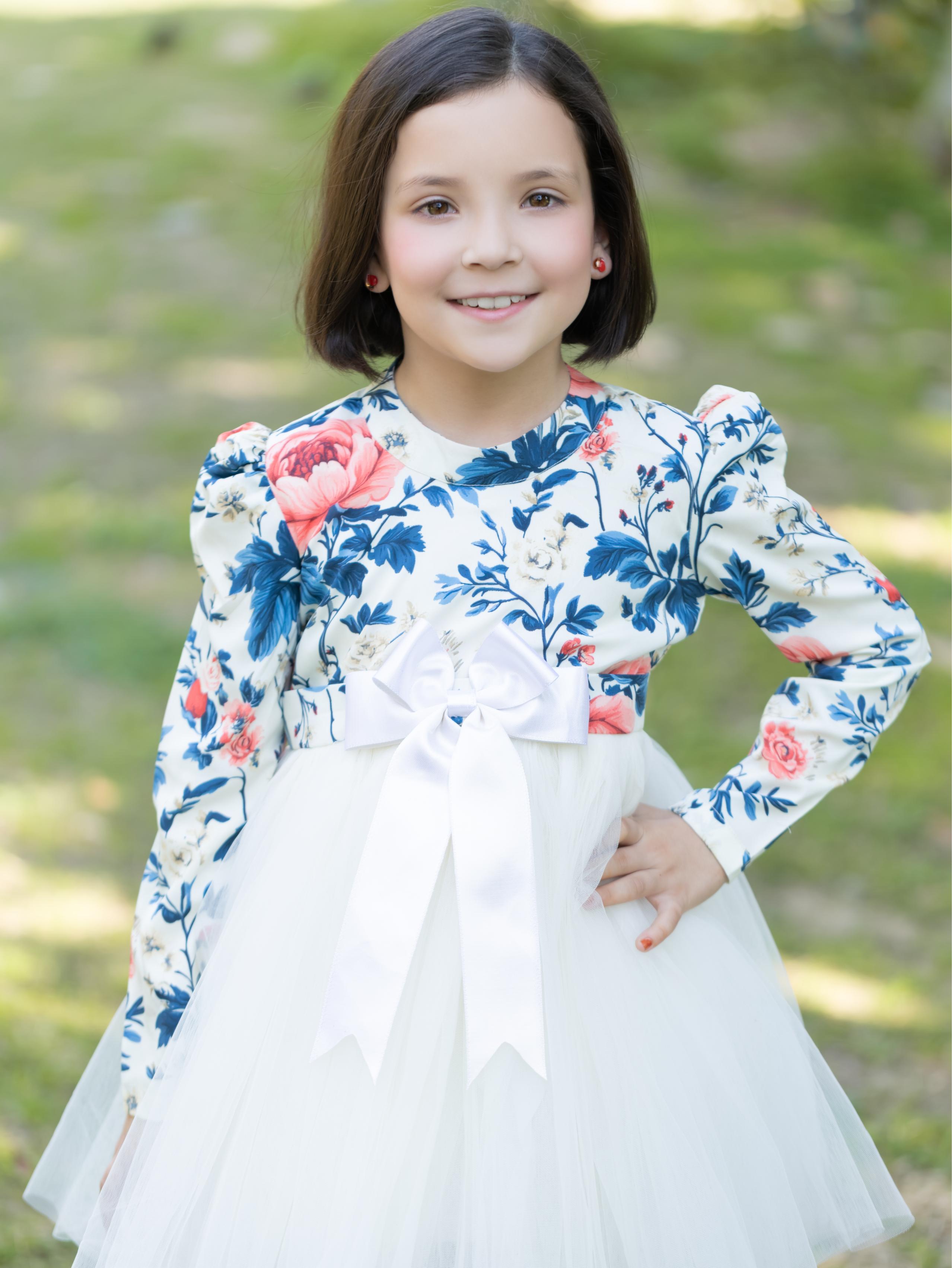 IVORY BLOSSOM DRESS