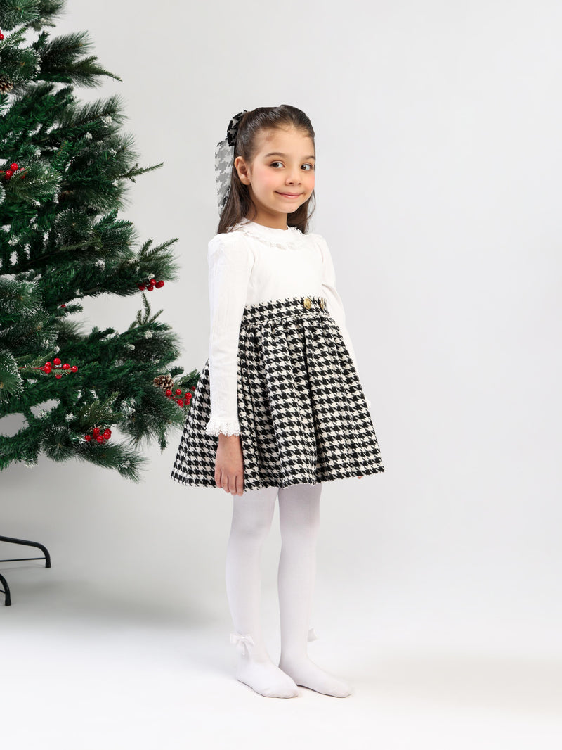 HOUNDSTOOTH DRESS