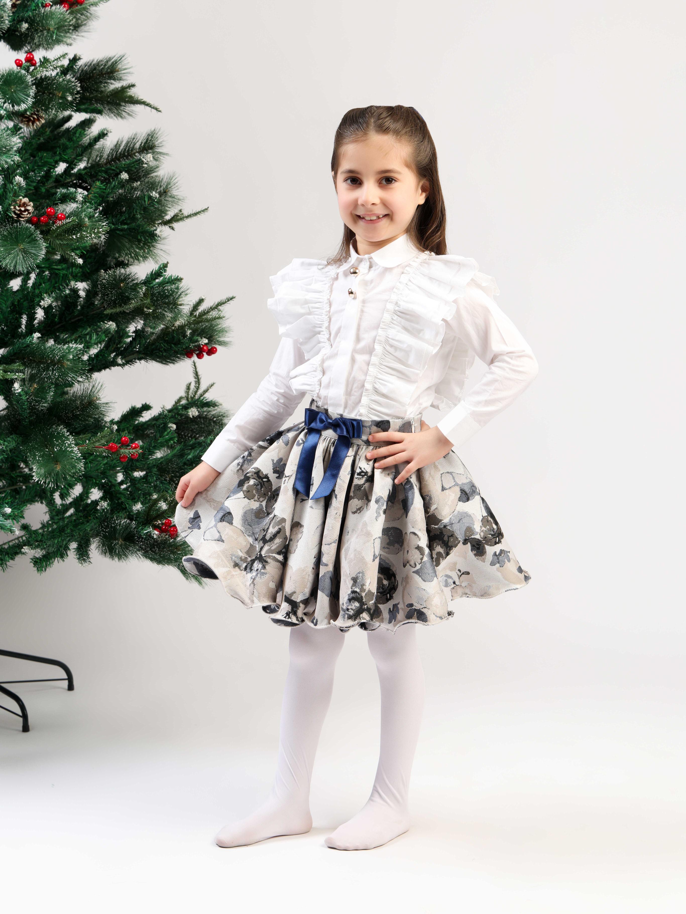 BLUE BERRY SKIRT SET