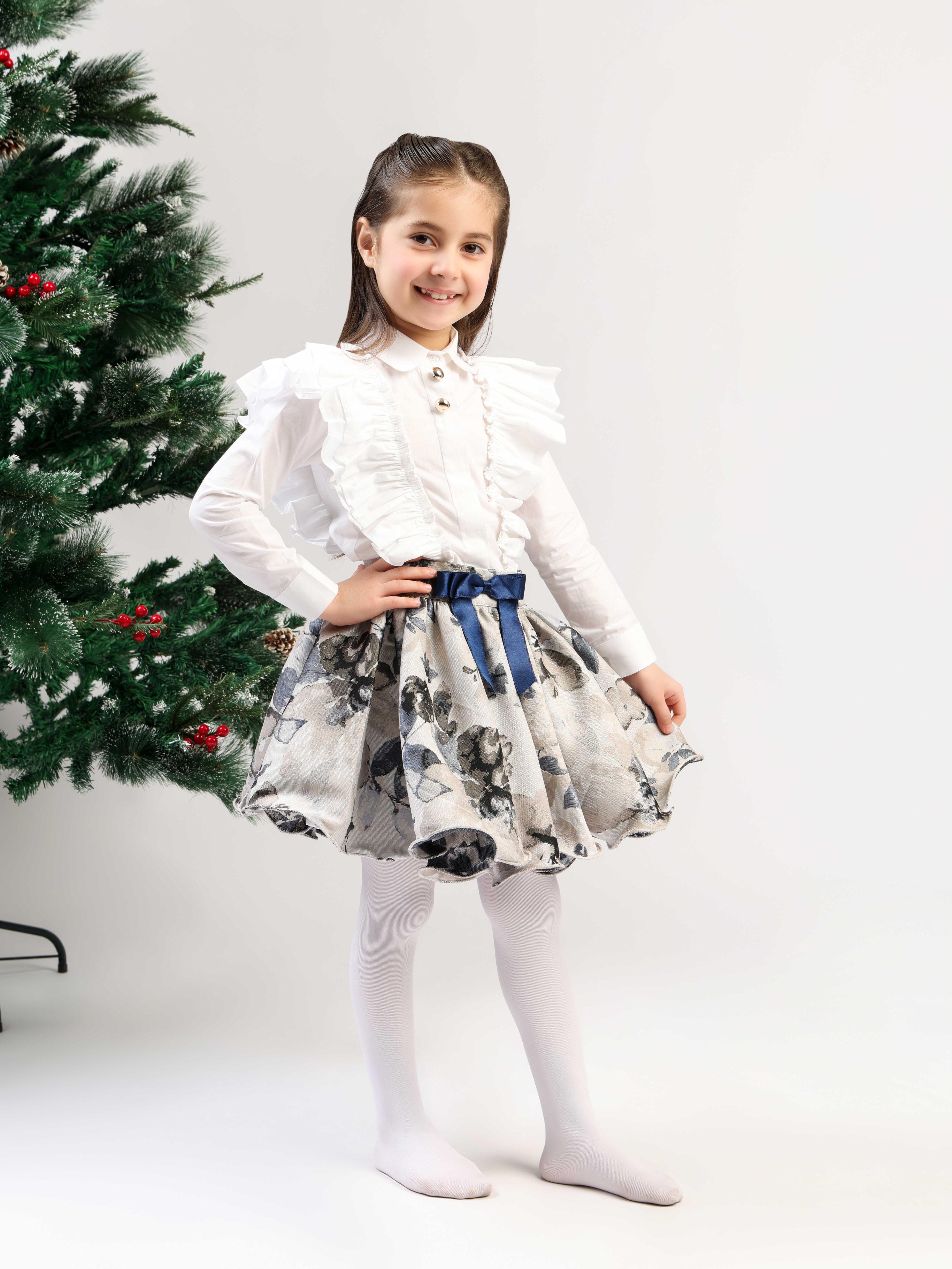 BLUE BERRY SKIRT SET