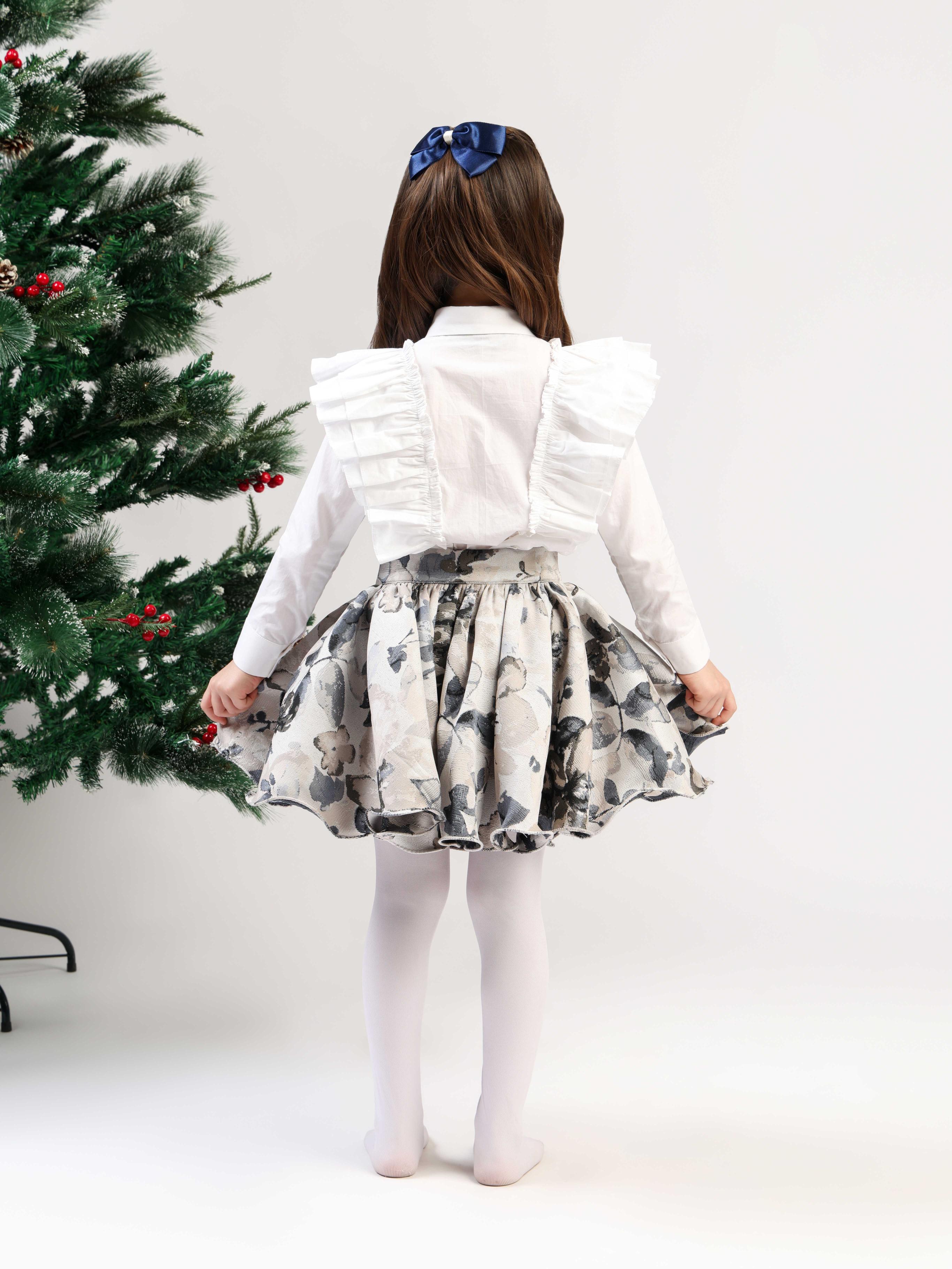 BLUE BERRY SKIRT SET