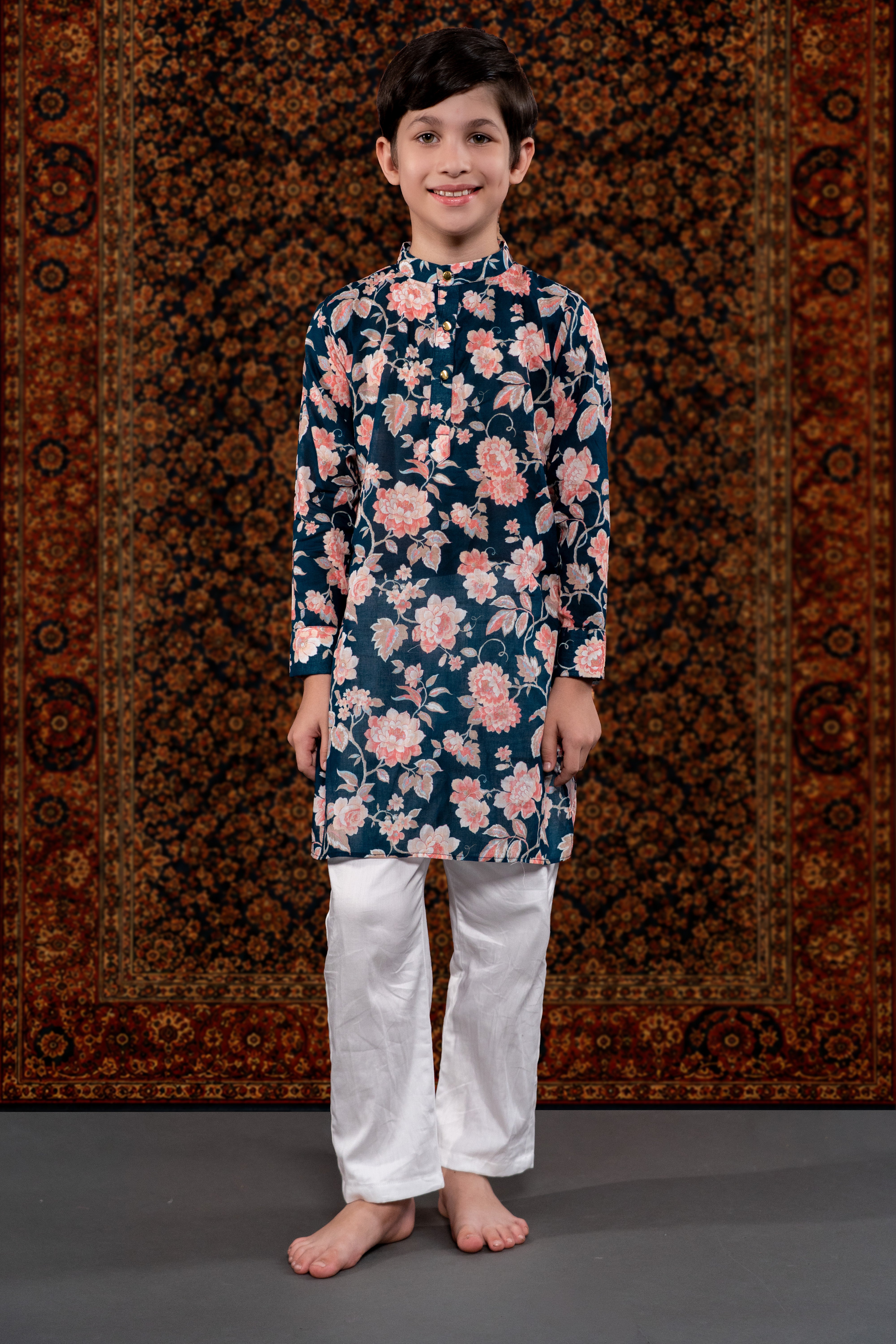 TEAL SUR KURTA SET