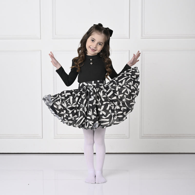 Black Bow Skirts