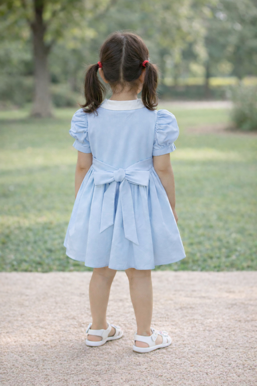 LIGHT BLUE DENIM DRESS