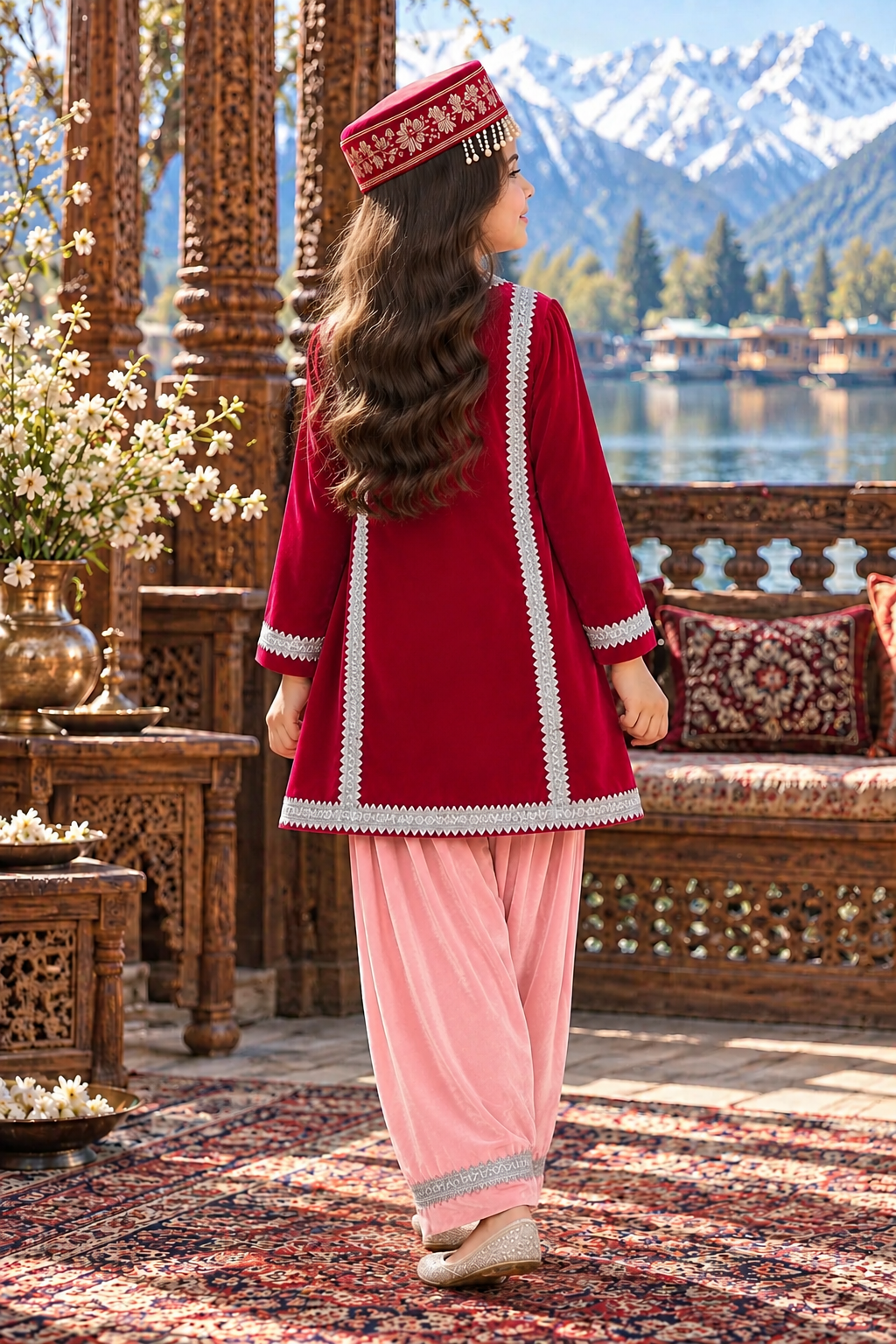 MAGENTA & PINK FARSHI SET
