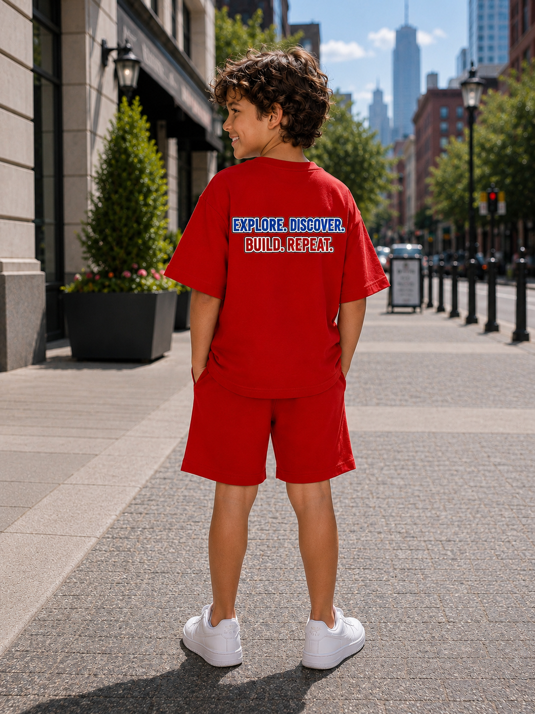 OVERSIZED RED DINO CO-Ord