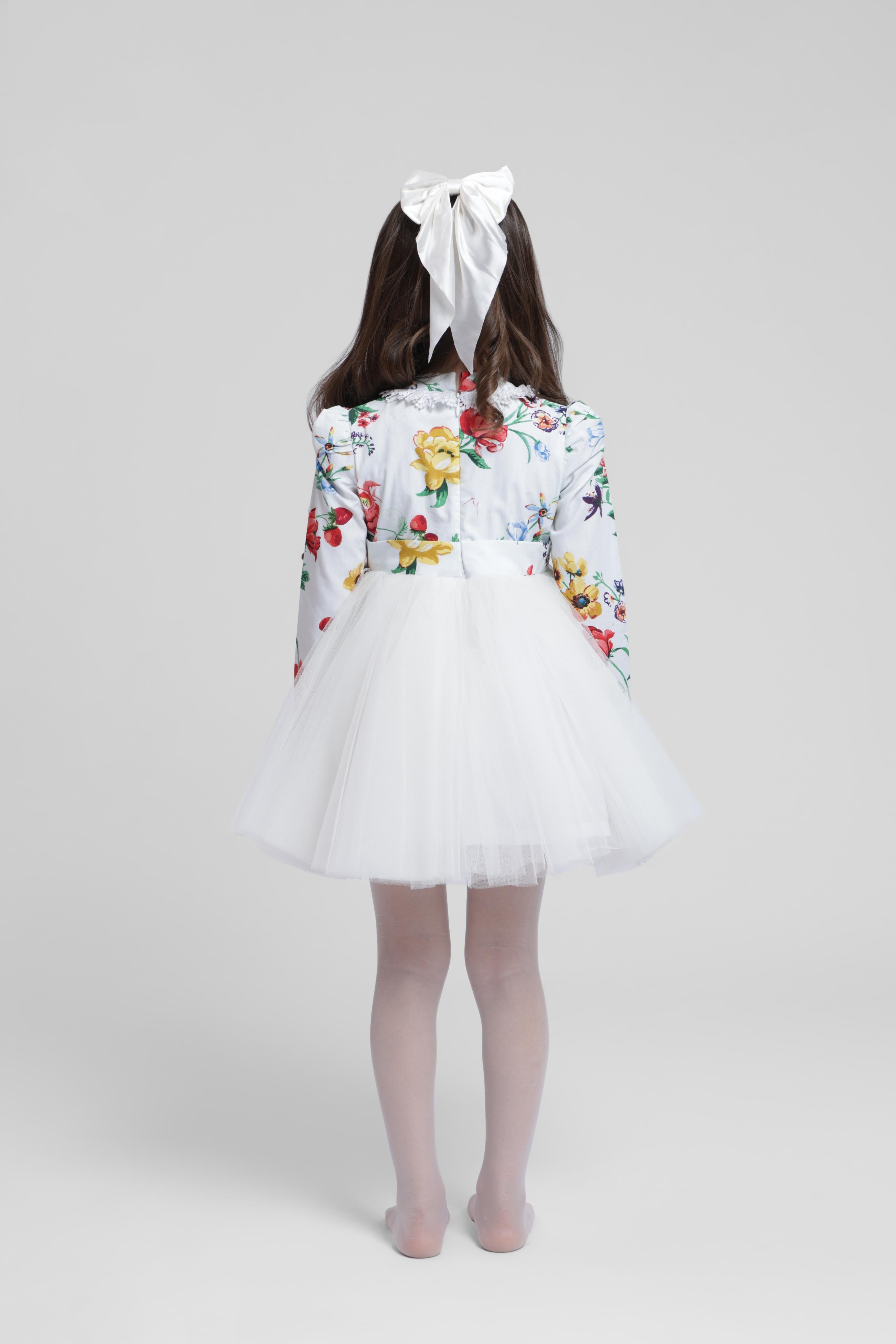 WHITE ROSE DRESS