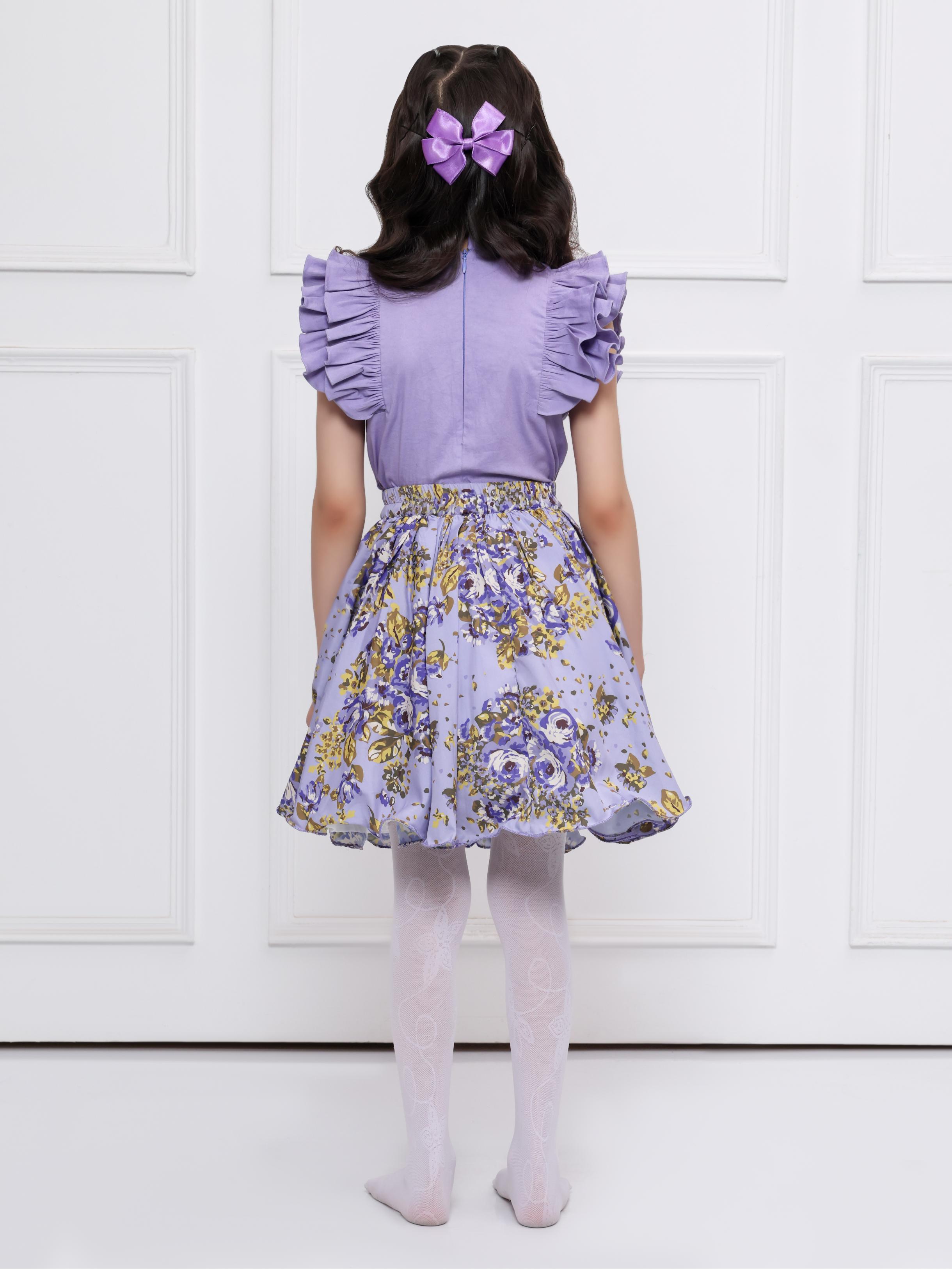 Lavender skirt set