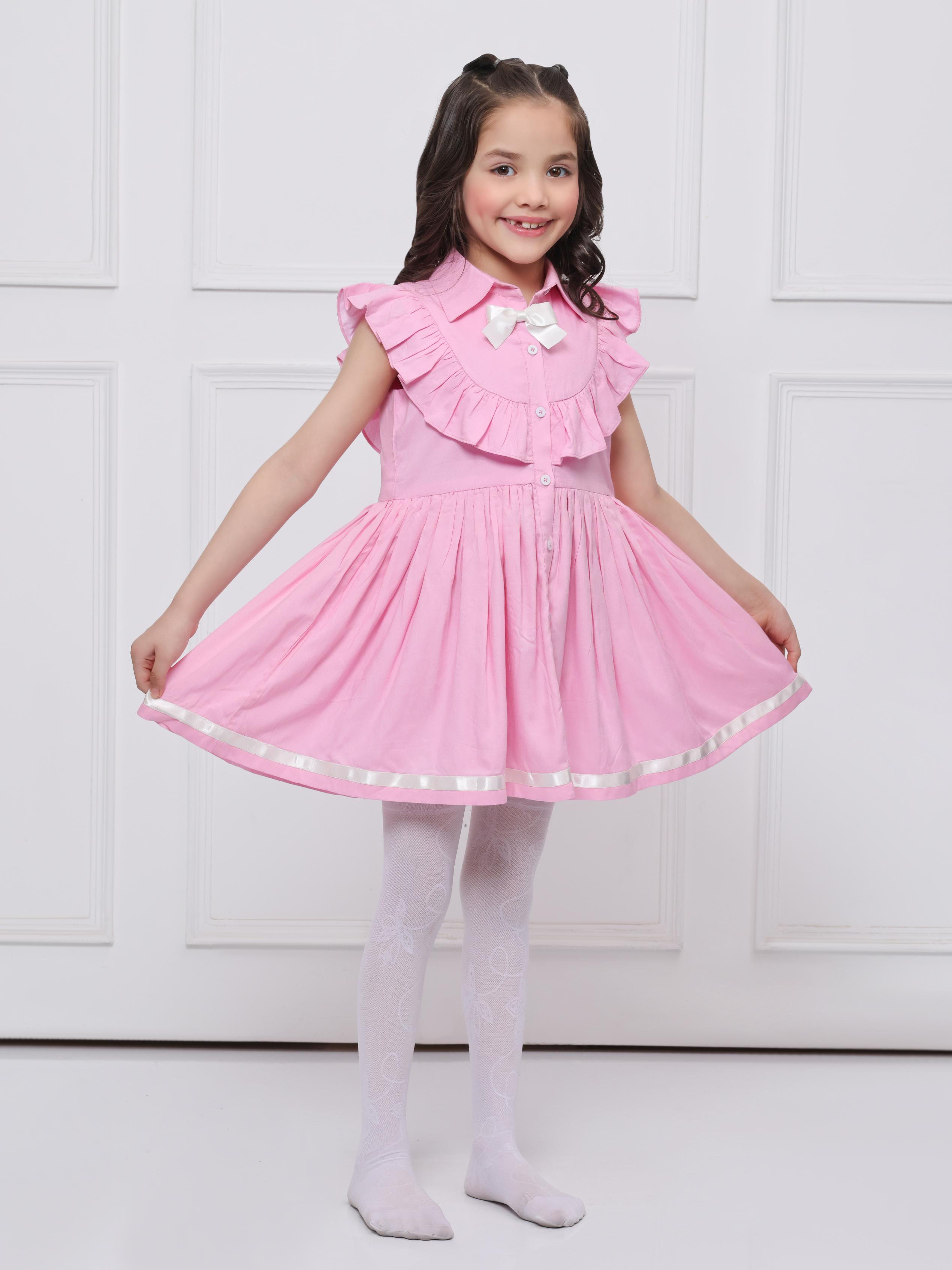 Light Pink  shirt dress