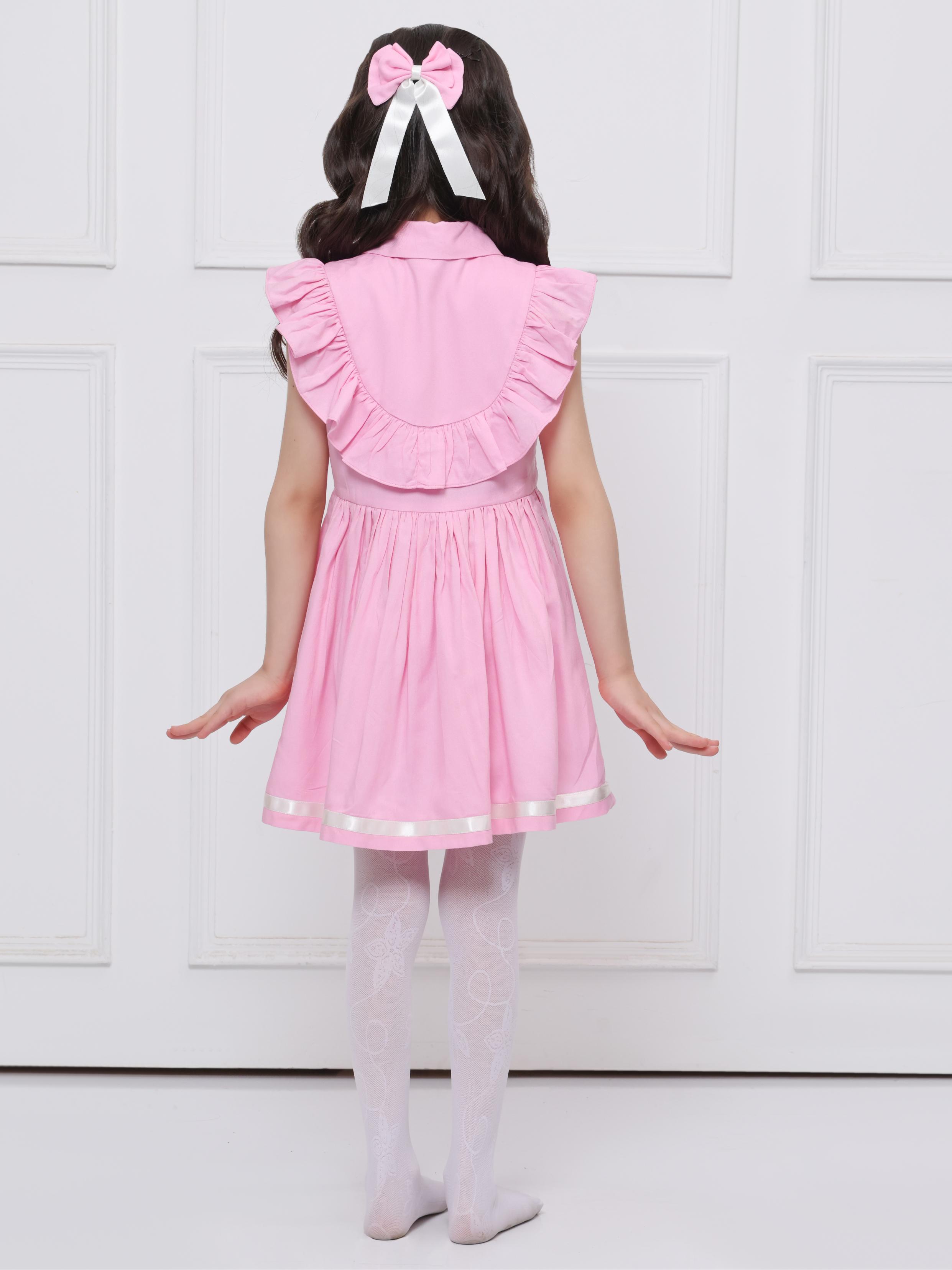 Light Pink  shirt dress