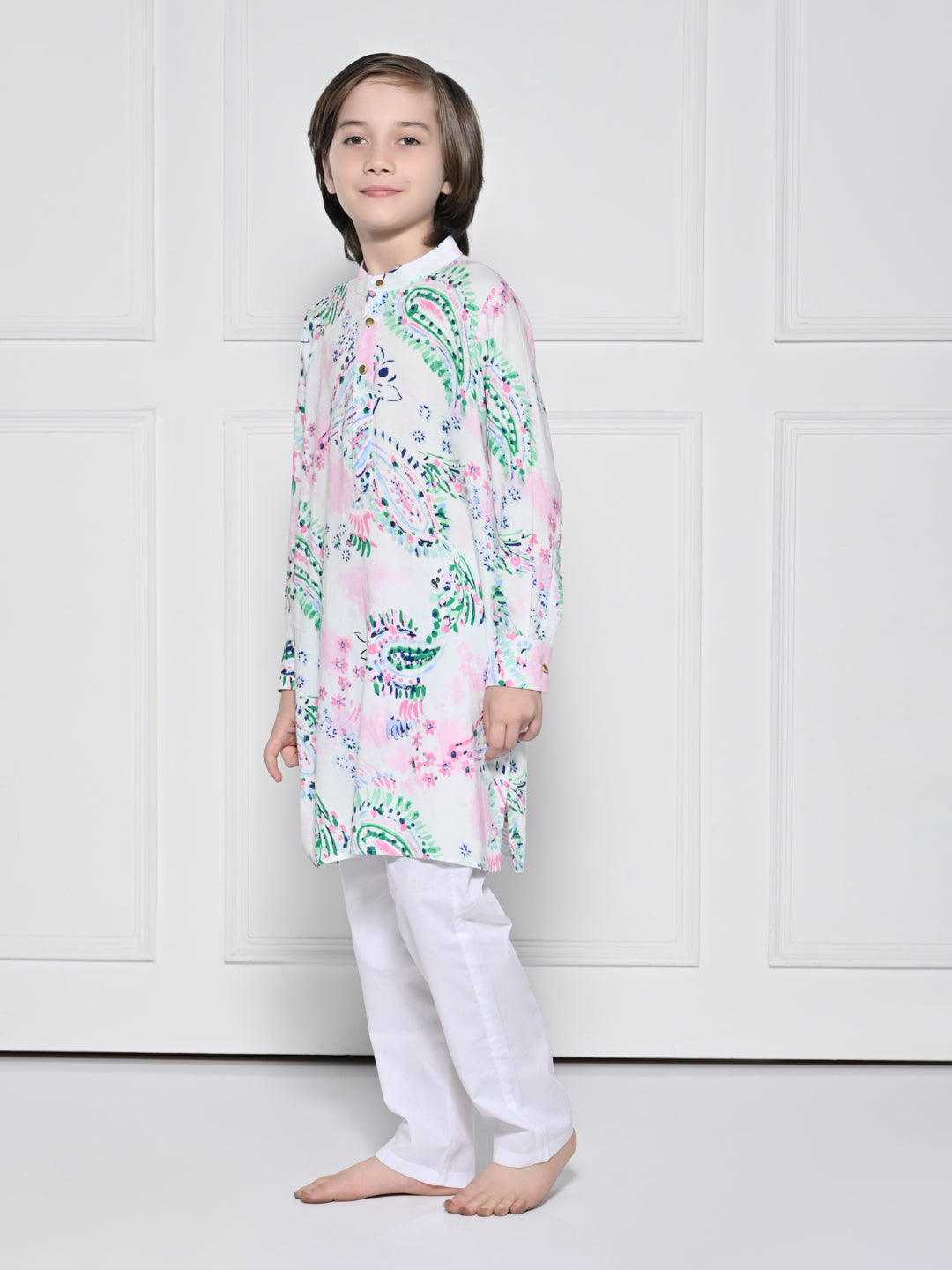 Samar – A White Kurta set for boys