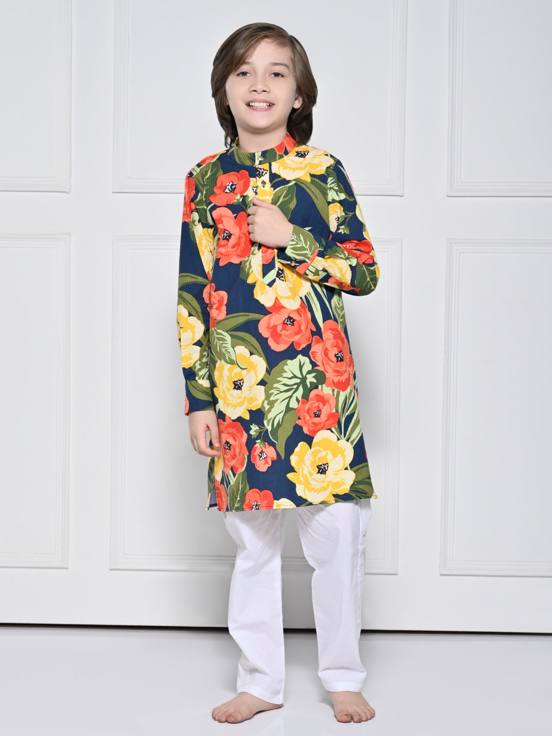 Navy floral