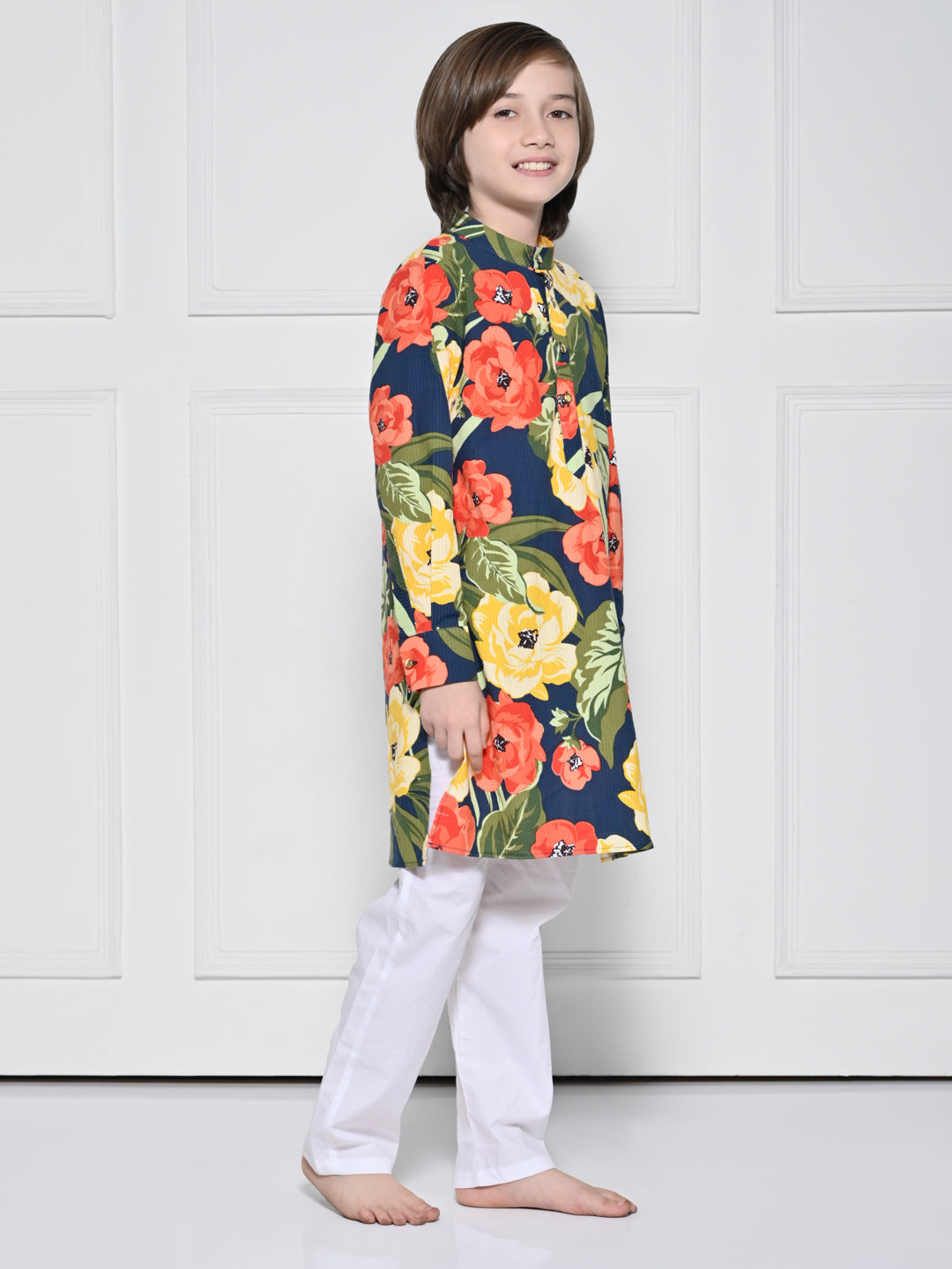 Navy floral