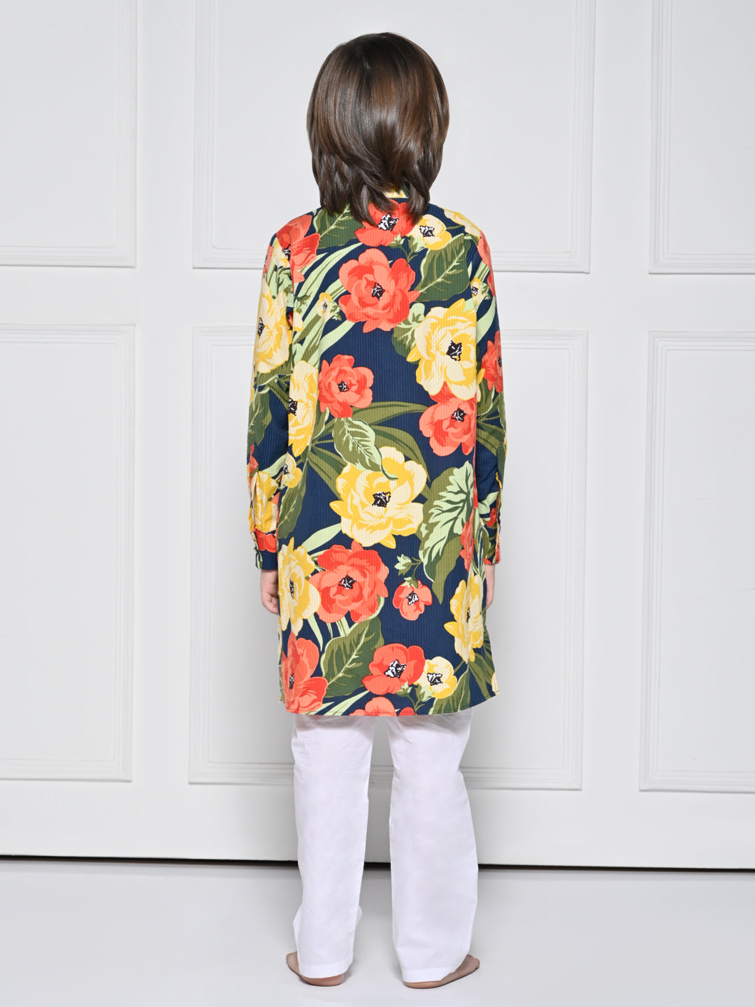 Navy floral
