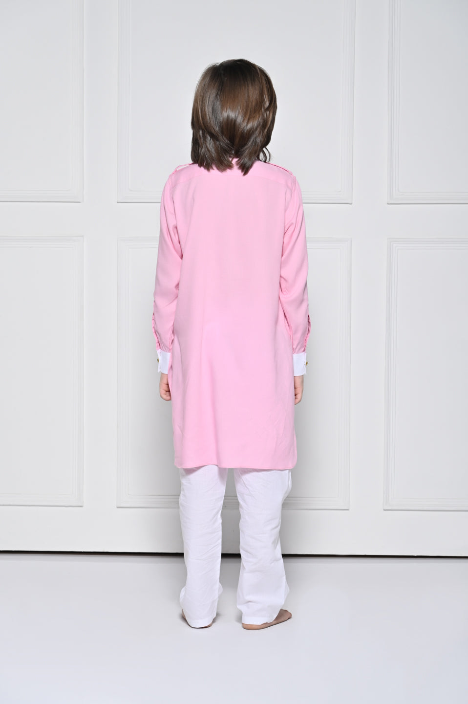 Pink Kurta Set – A Pink Pathani Kurta set for boys