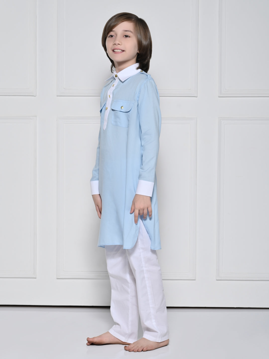 Blue Kurta Set – A Light Blue Kurta set for boys