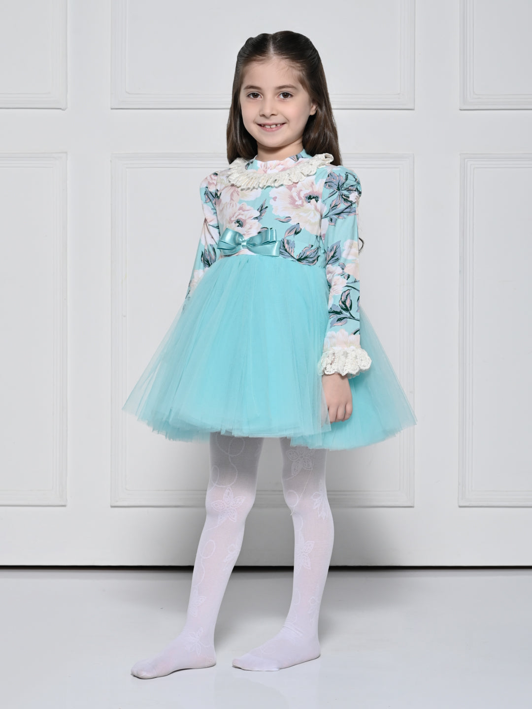 Light Blue Rose Dress
