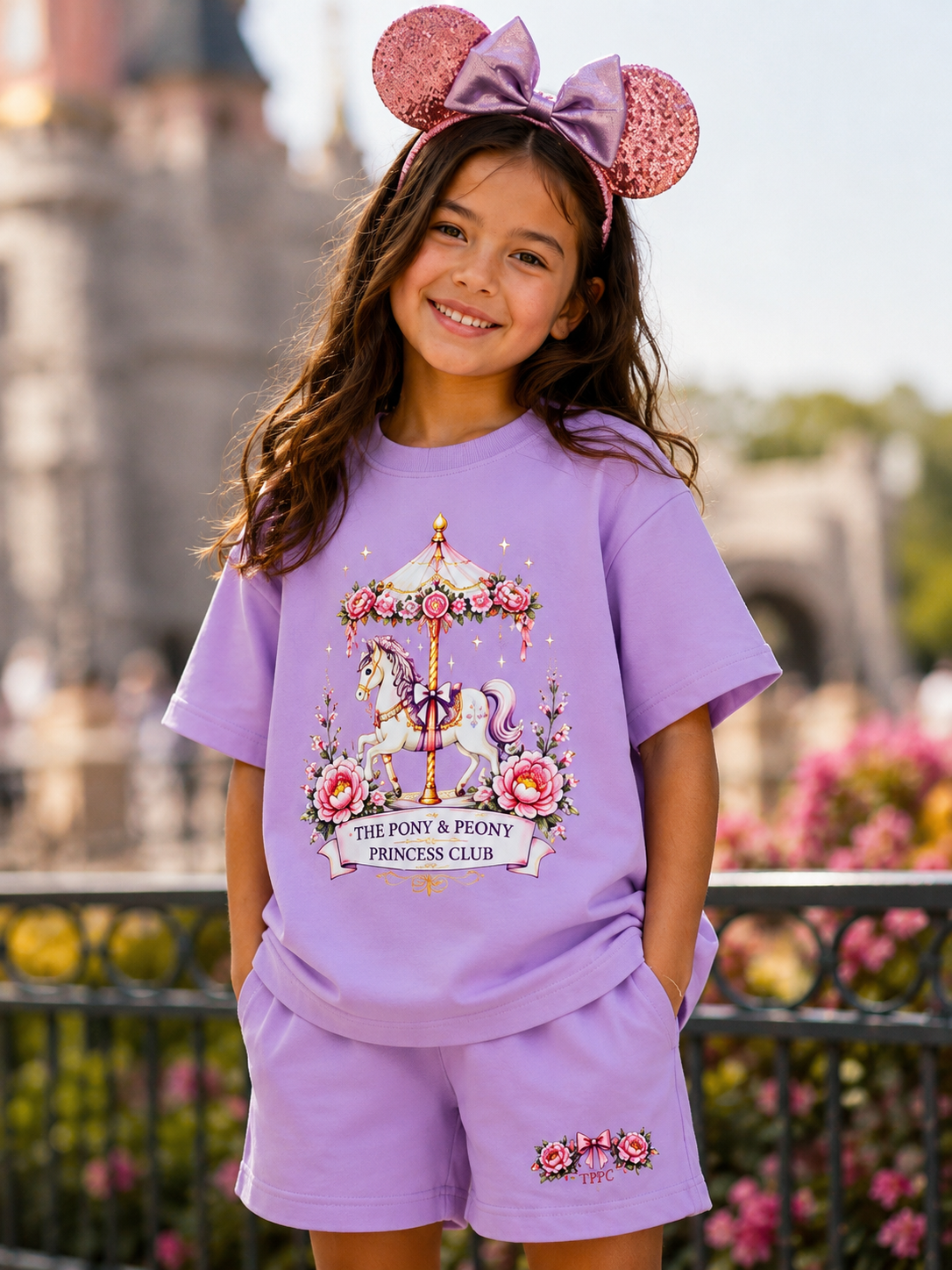 OVERSIZED LAVENDER  CAROUSEL CO-ORD SET