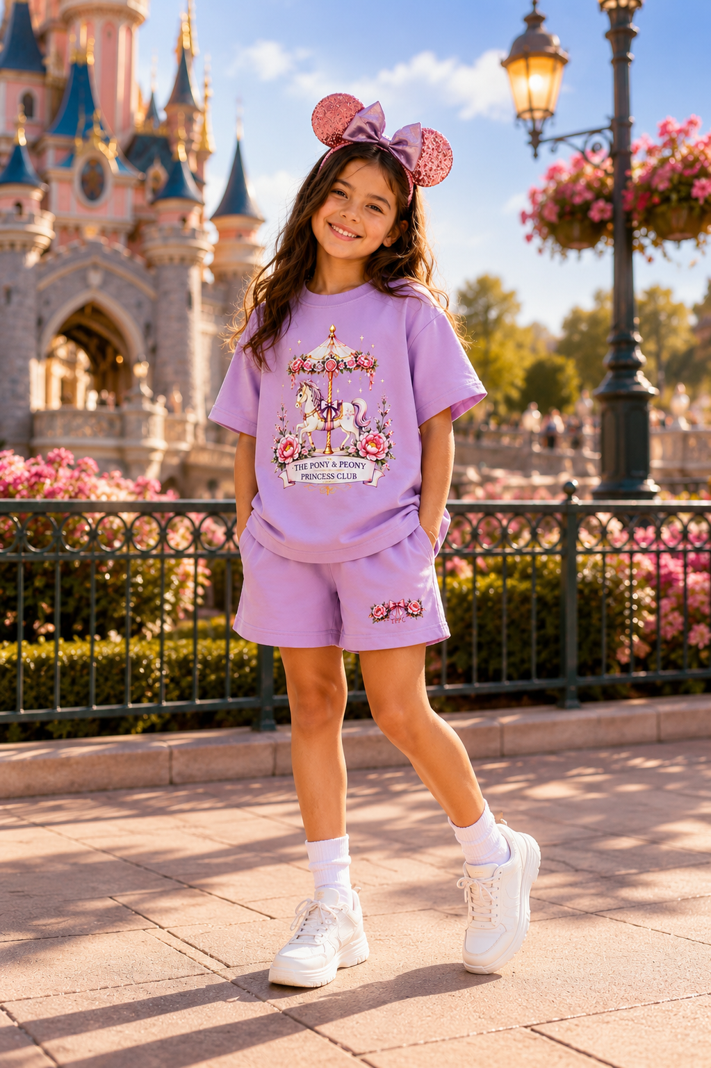 OVERSIZED LAVENDER  CAROUSEL CO-ORD SET