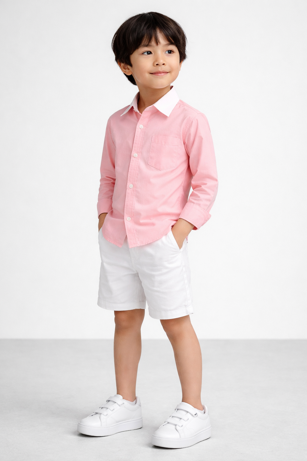 PINK DENIM SHIRT