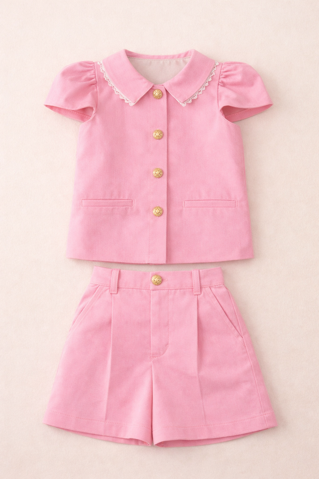 PINK DENIM CO-ORD