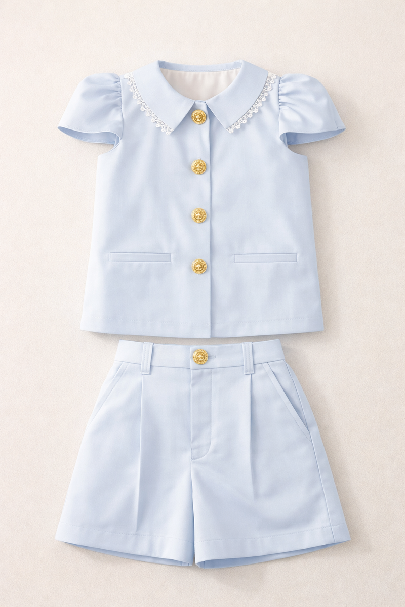 POWDER BLUE DENIM CO-ORD