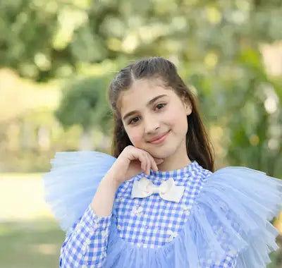 LILLY FRILL SHIRT - BUTTERFLY