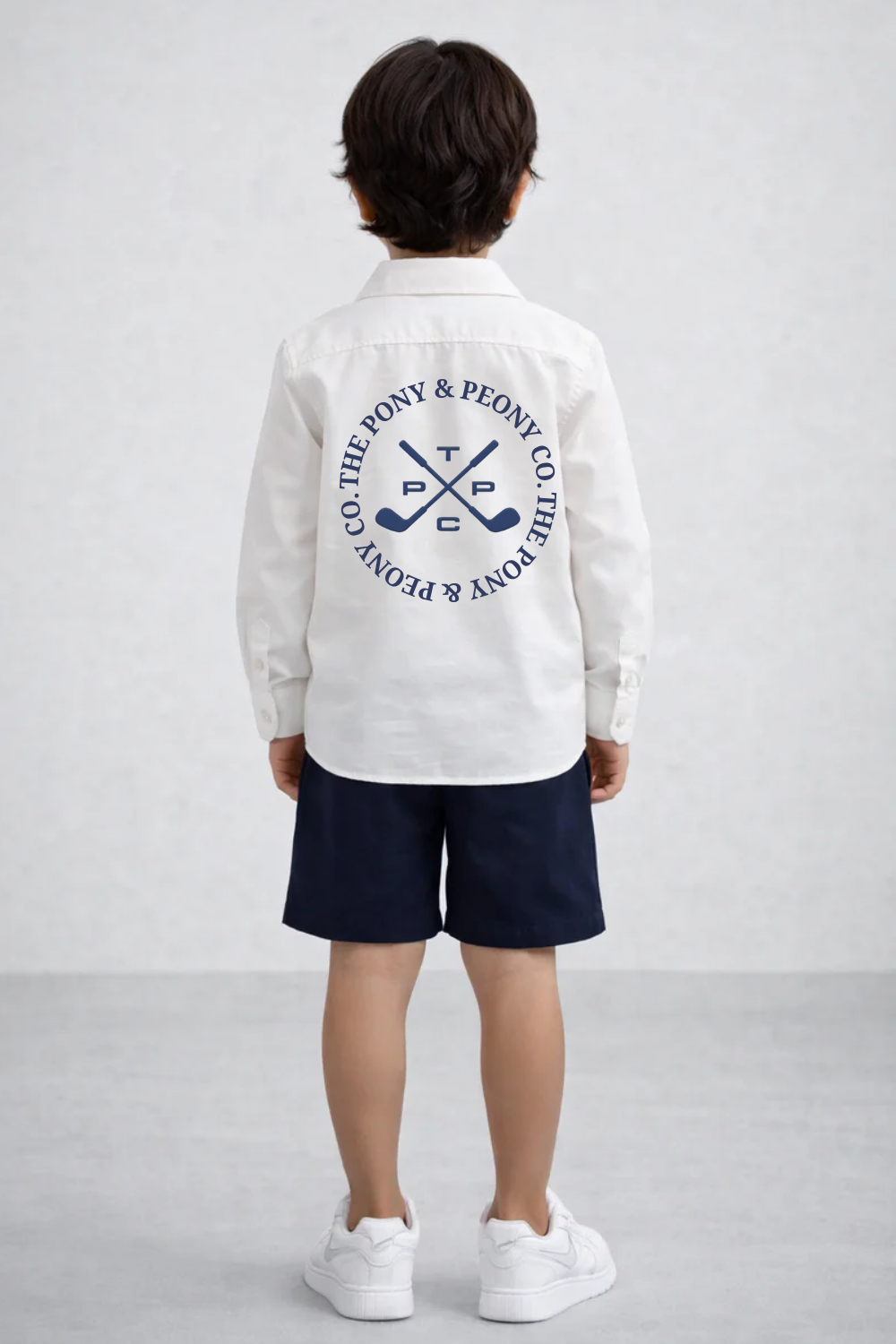TPPC GOLF DENIM SHIRT - WHITE