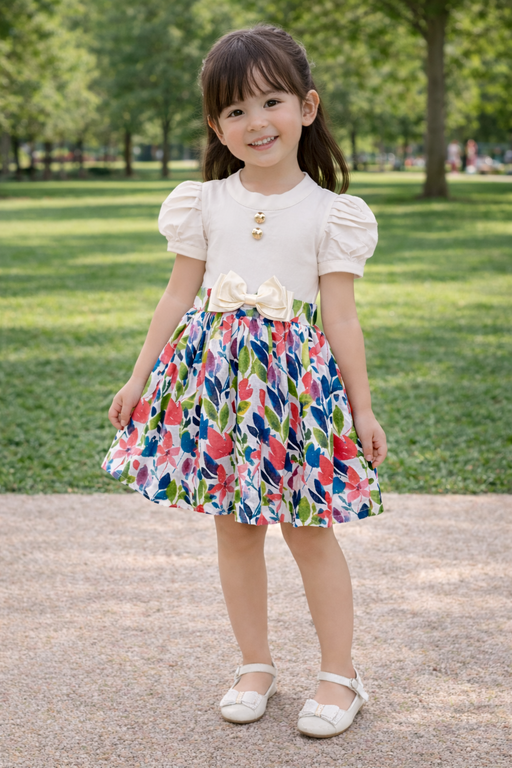 MULTI FLORAL DRESS