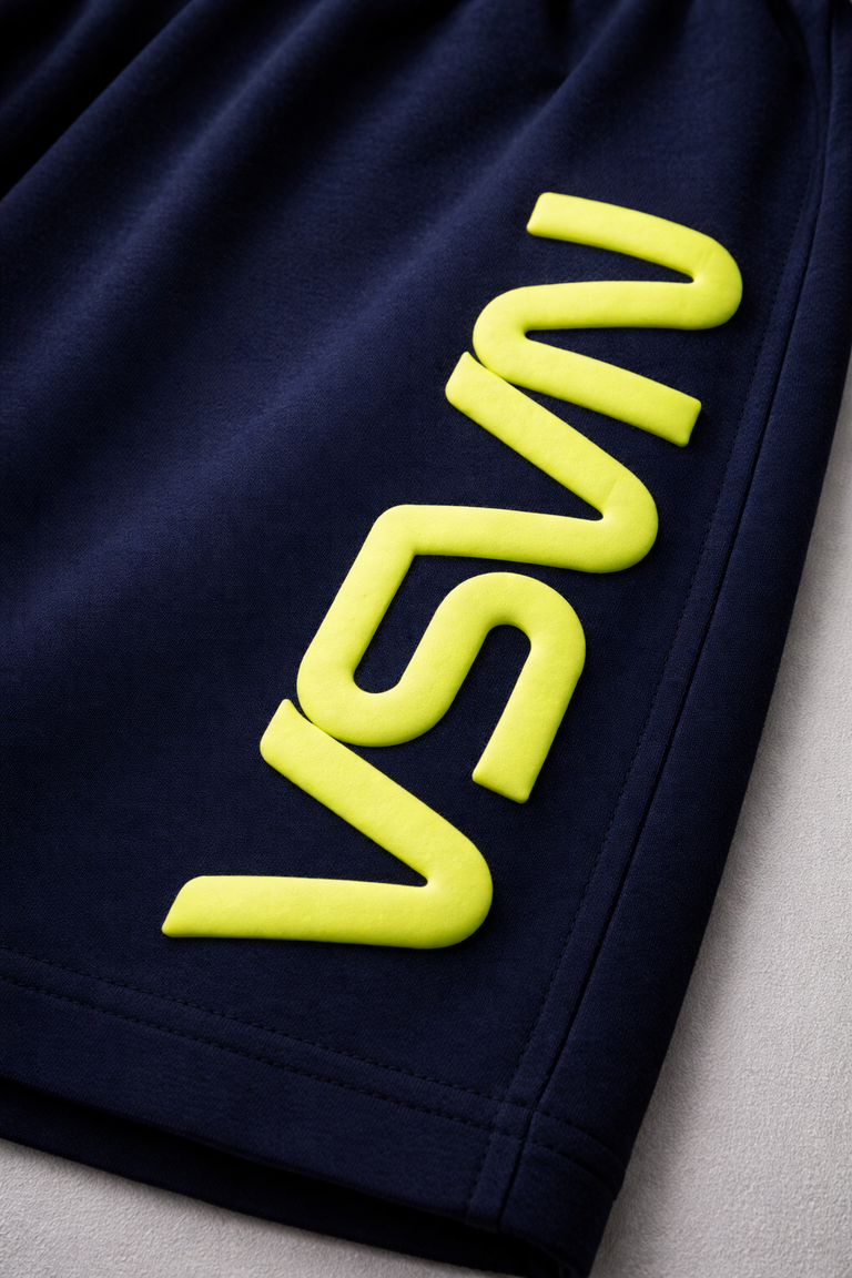 Oversized Navy Blue Nasa Coord set