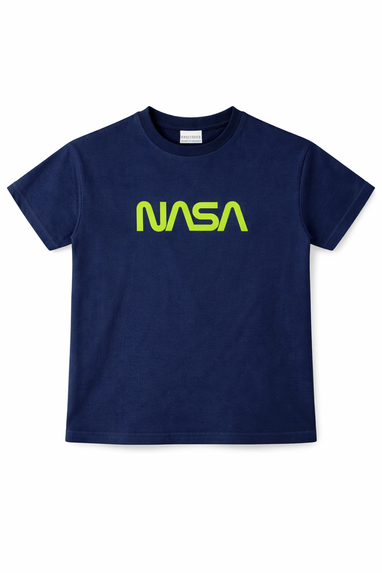 Oversized Navy Blue Nasa Coord set