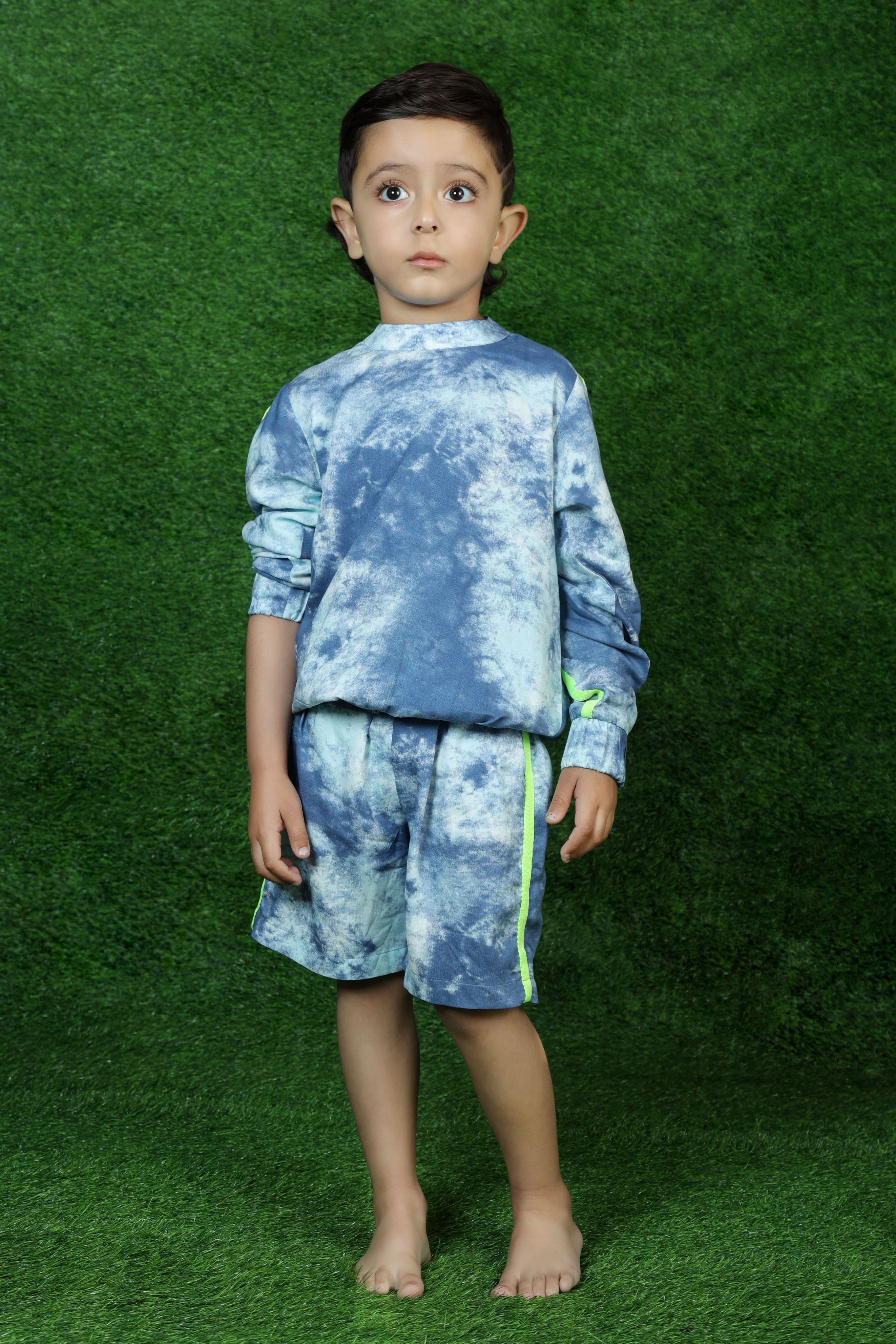 OCEAN BOYS SET - SET OF TWO (TOP + SHORTS) - The Pony & Peony Co.